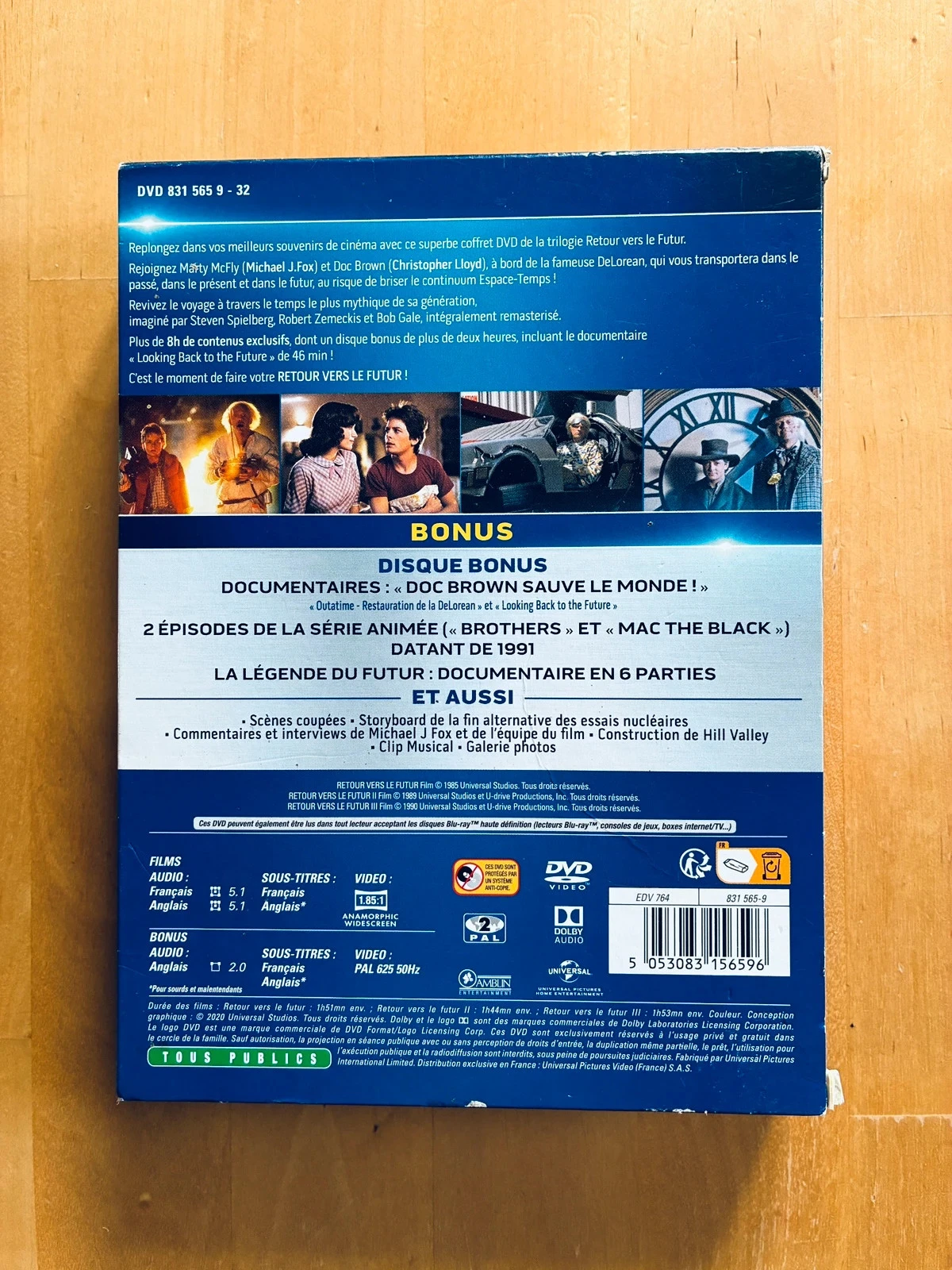 Box set 4 DVD complete Back to the Future saga by Robert Zemeckis. – photo 2